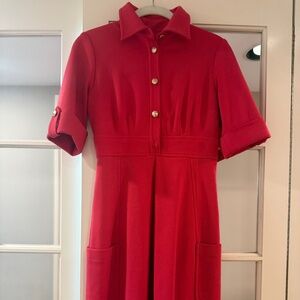 Shoshanna Berry Pink Dress